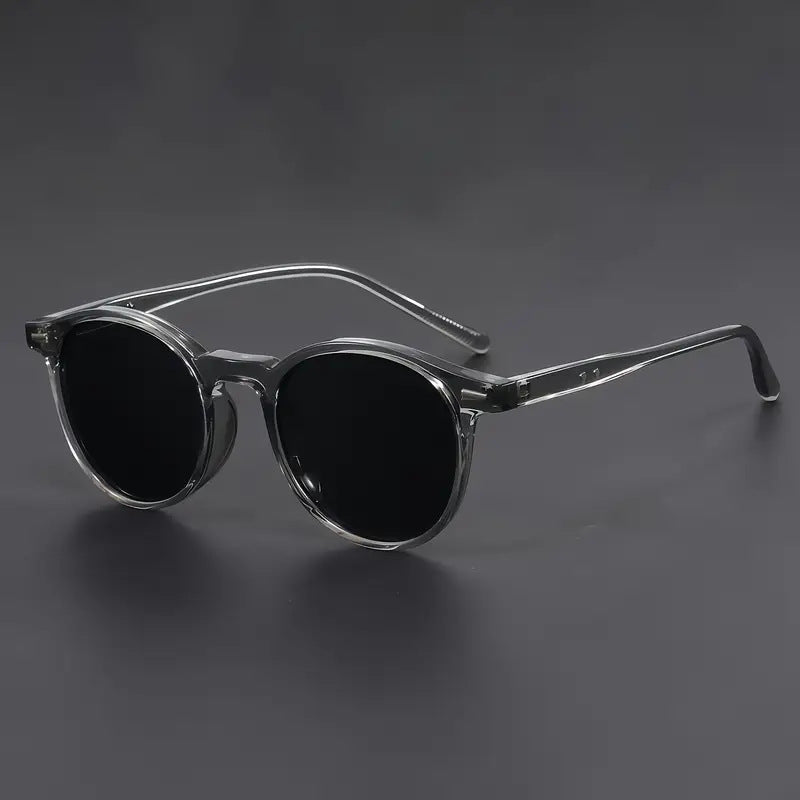 Vintage Round Mens Sunglasses Set Womens Eyewear - Zalixer