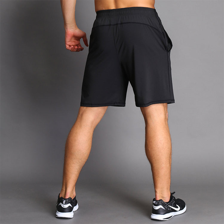 Sports Running Shorts Fitness Training Elastic Lace Shorts - Zalixer