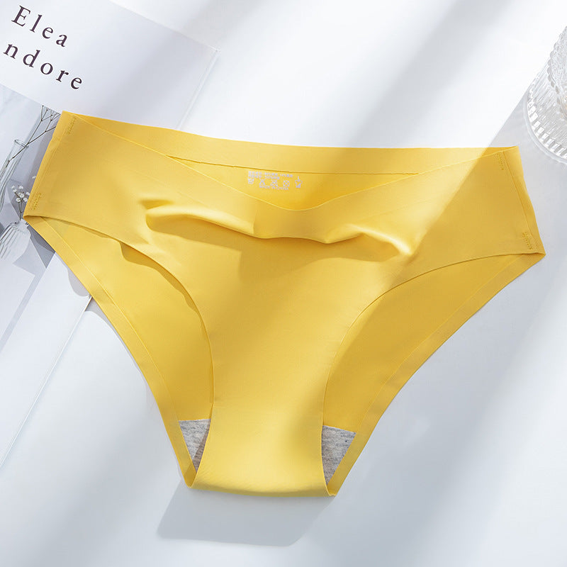 Ice Silk Underwear Women's Seamless One-piece Comfortable Underwear - Zalixer
