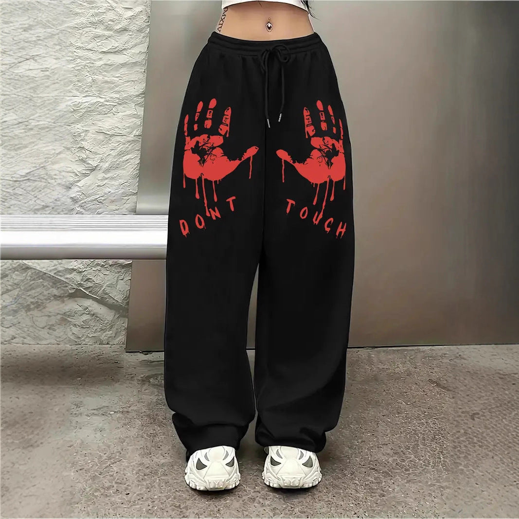 Womens Printed Casual Sweatpants - Zalixer