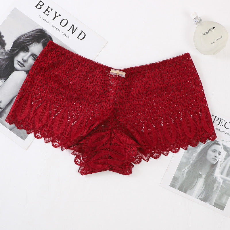 Sexy Mid Waist Hot Sale Lace Women's Panties - Zalixer
