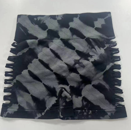 Tie-dye Yoga Bum Lift Shorts - Zalixer