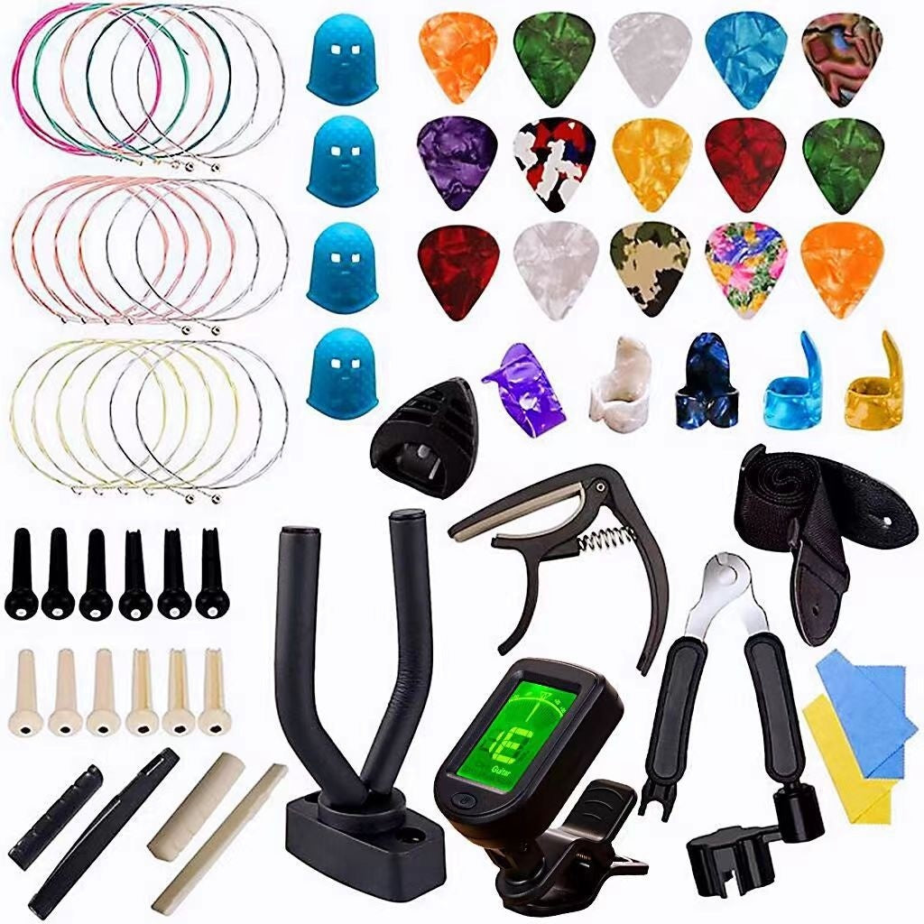 Guitar Accessories Suit Pick String Nail Pillow - Zalixer