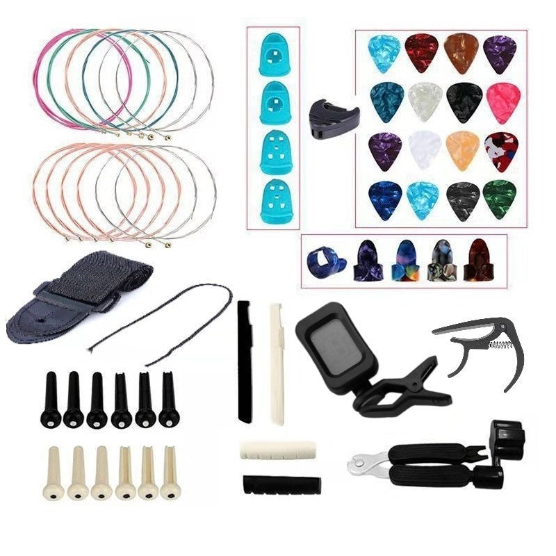 Guitar Accessories Suit Pick String Nail Pillow - Zalixer