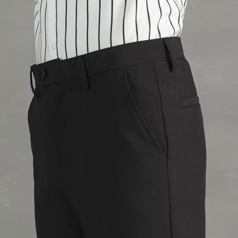 Korean Casual Ankle-length Suit Pants Men