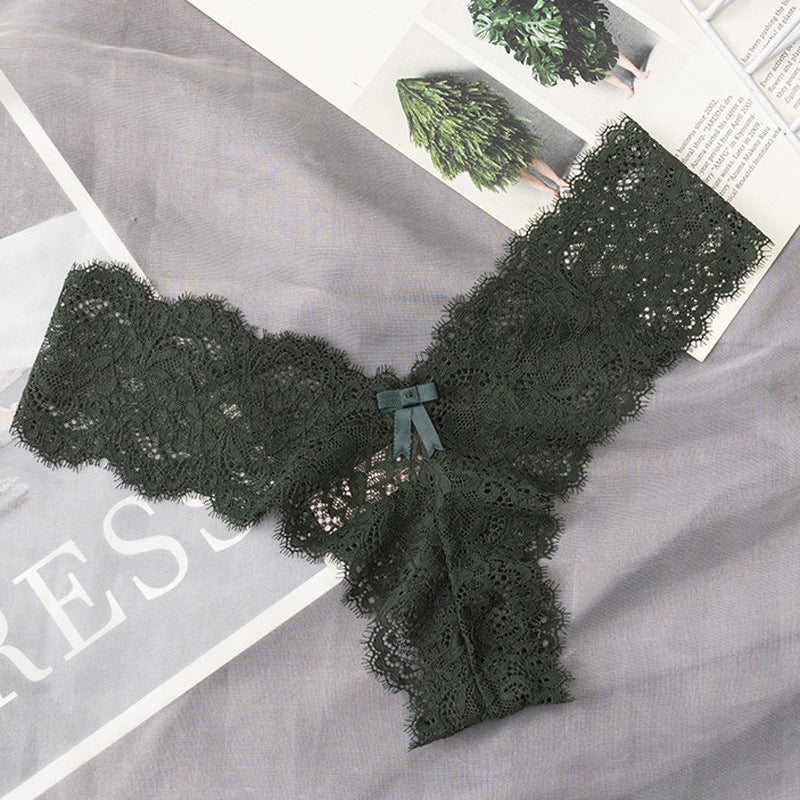 Women's French Lace Low Waist Panties - Zalixer