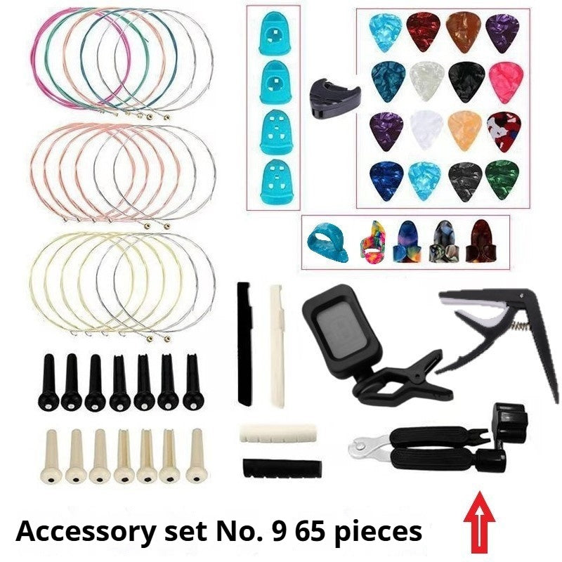 Guitar Accessories Suit Pick String Nail Pillow - Zalixer