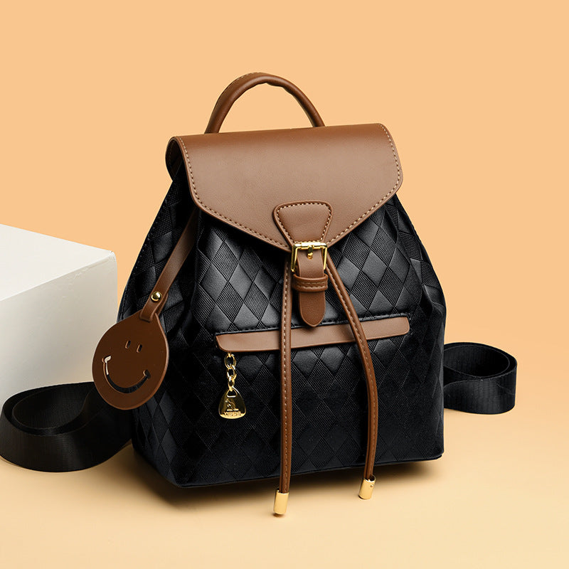 Female Backpack Casual Multifunction Women Leather Backpack Shoulder School Travel Back Pack - Zalixer