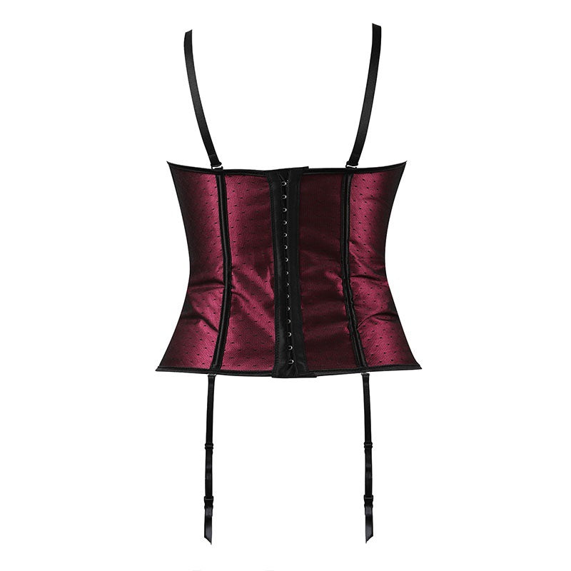 Women's Lace Polka Dot Belly Contraction Body Shaper