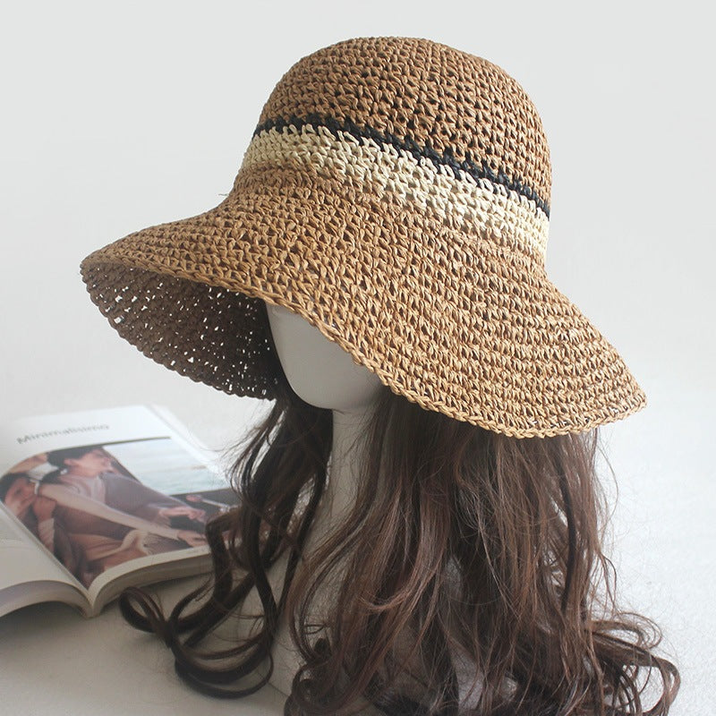 Shade Sunscreen Ladies Pot Straw  Hat - Zalixer