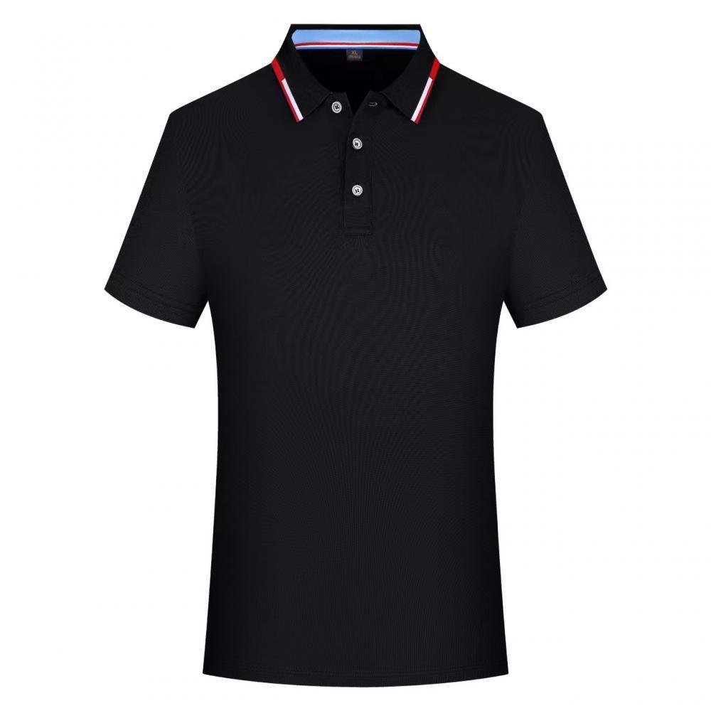 Color Block Short-sleeved Polo Shirt