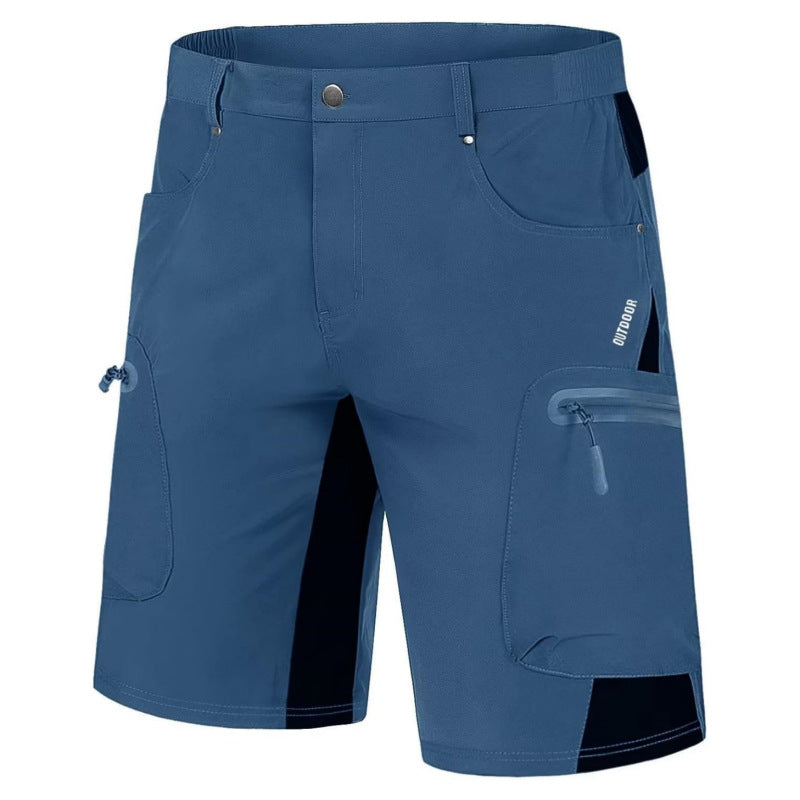 Men's Outdoor Mountaineering Shorts Multi-pocket Casual Cargo Shorts - Zalixer
