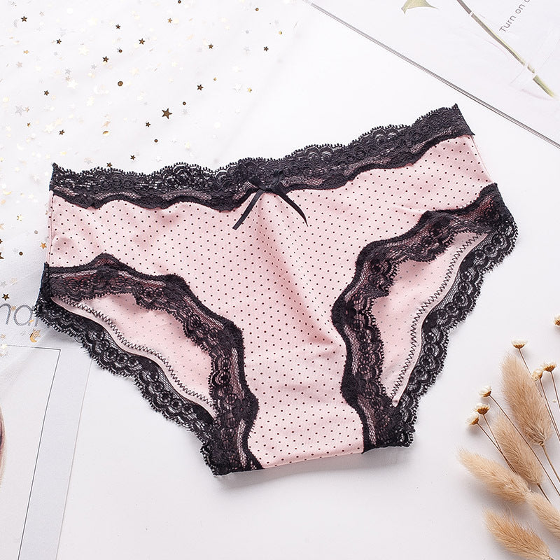 Women's Seamless Low Waist Lace Panties - Zalixer