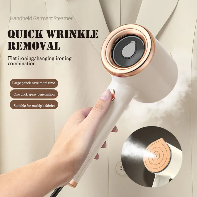 Mini Portable Handheld Garment Steamer Fabric Steam Iron For Clothes Travel Home Appliances Vertical US Plug Ironing Machine - Zalixer