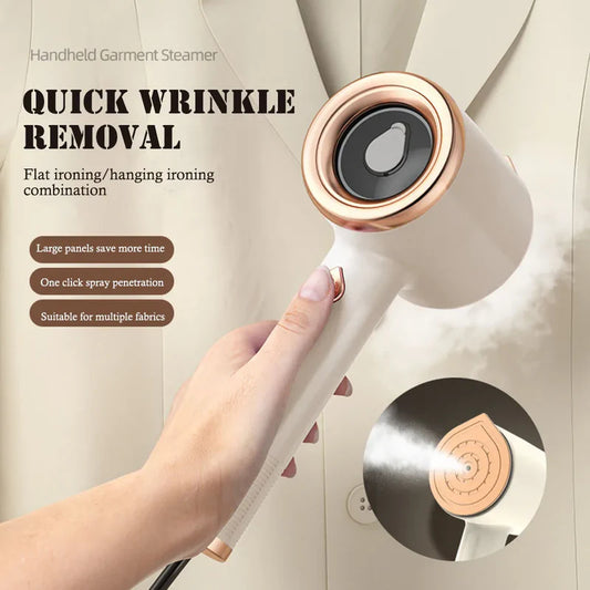 Mini Portable Handheld Garment Steamer Fabric Steam Iron For Clothes Travel Home Appliances Vertical US Plug Ironing Machine - Zalixer