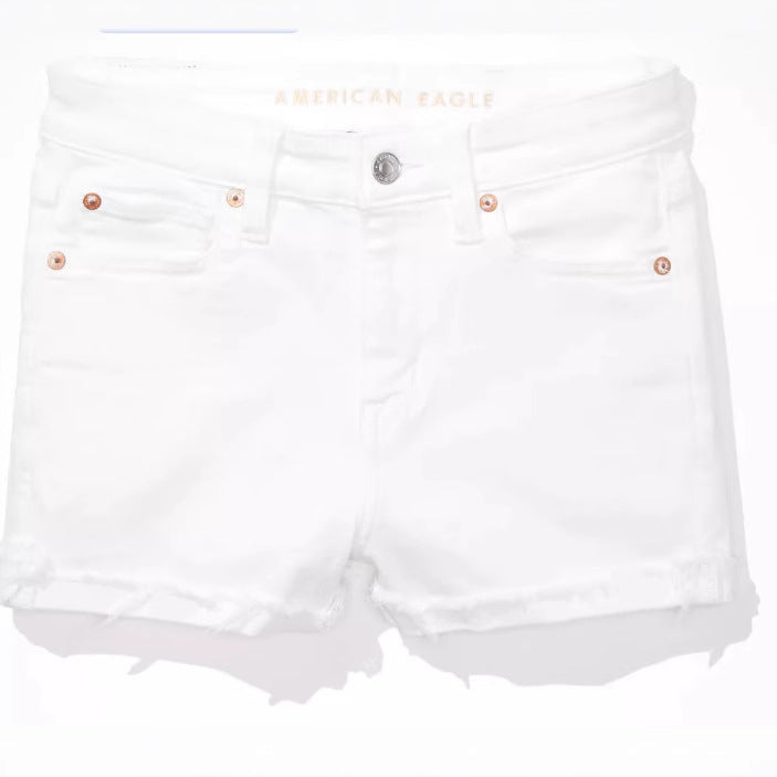 Women's Stretch Denim Shorts - Zalixer