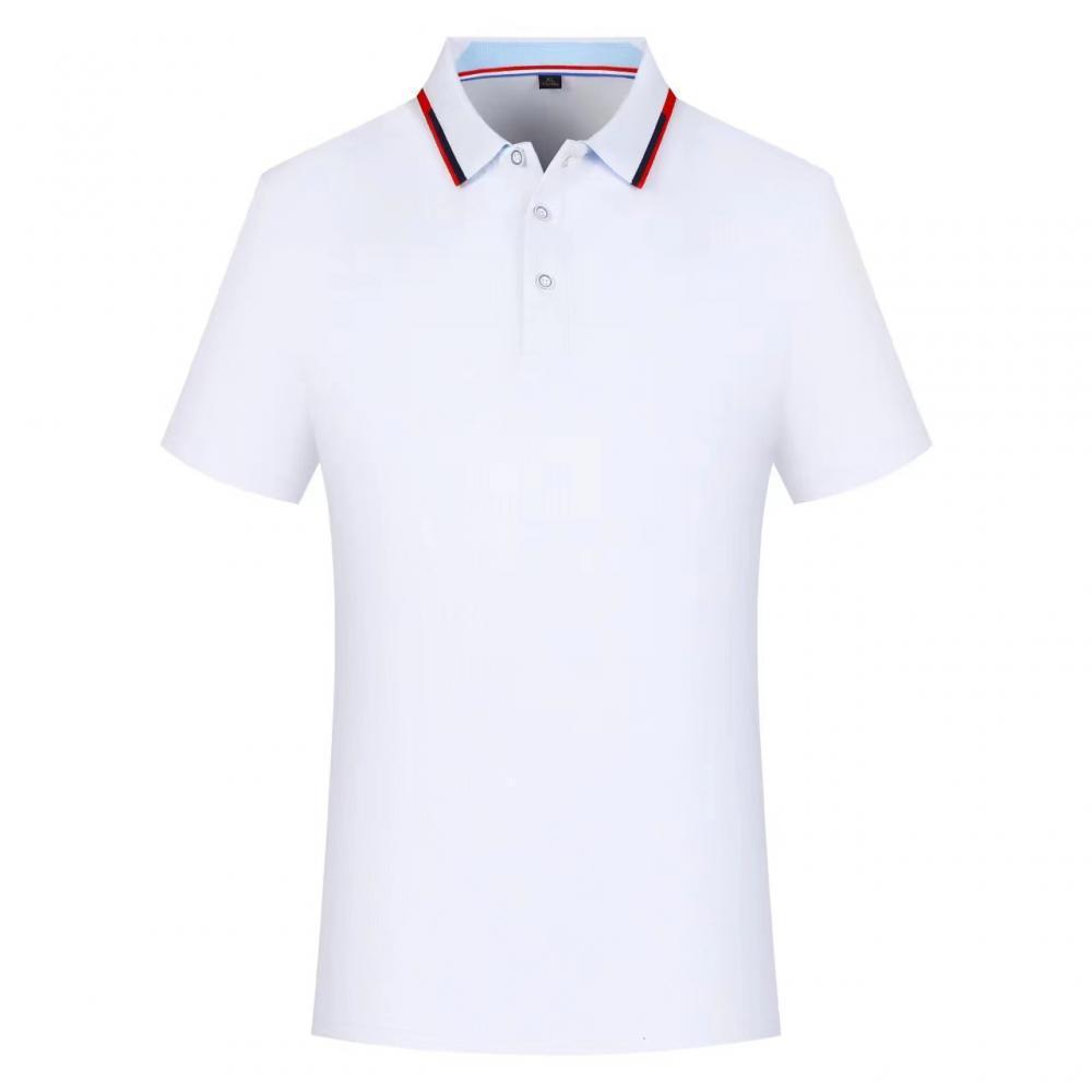 Color Block Short-sleeved Polo Shirt