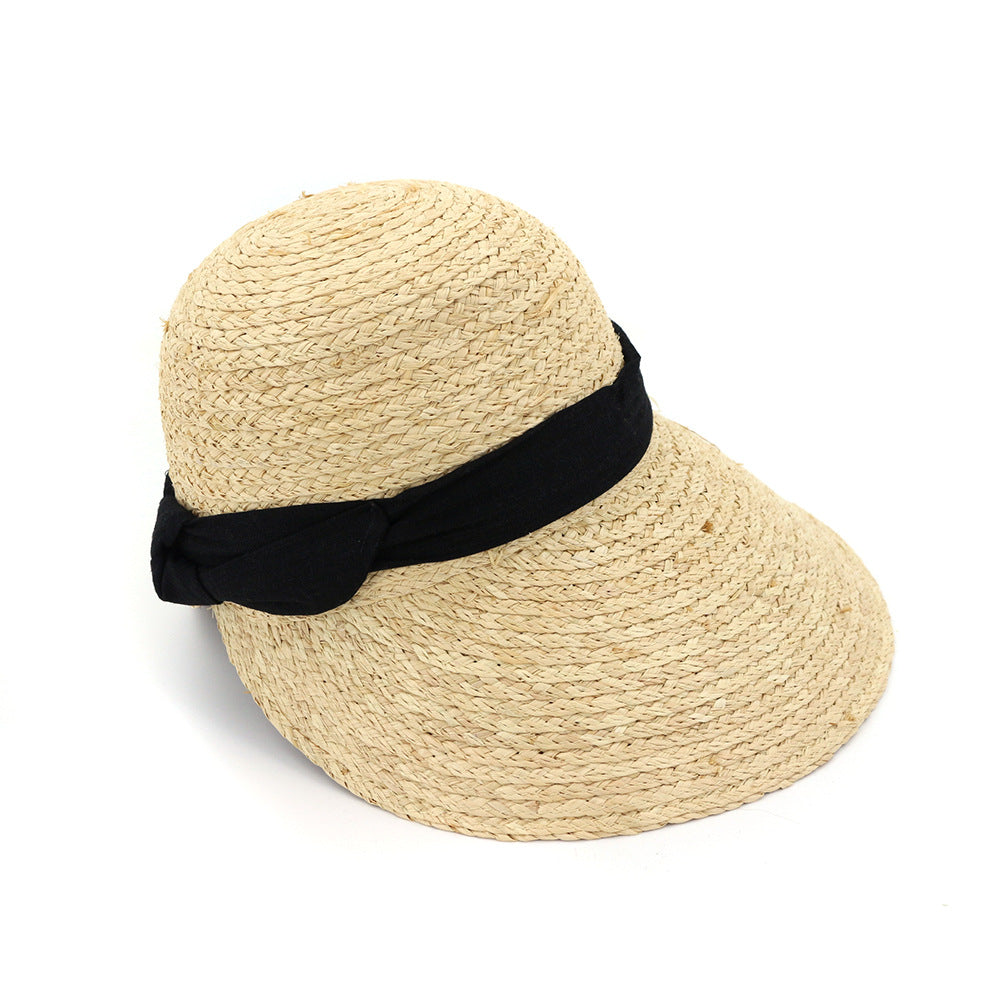 Sunshade Raffia Handmade Crochet Fisherman Straw Hat - Zalixer