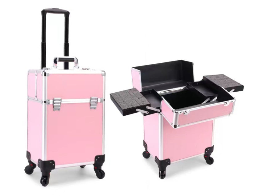 Large-capacity Make-up And Make-up Artist Trolley Storage Toolbox - Zalixer
