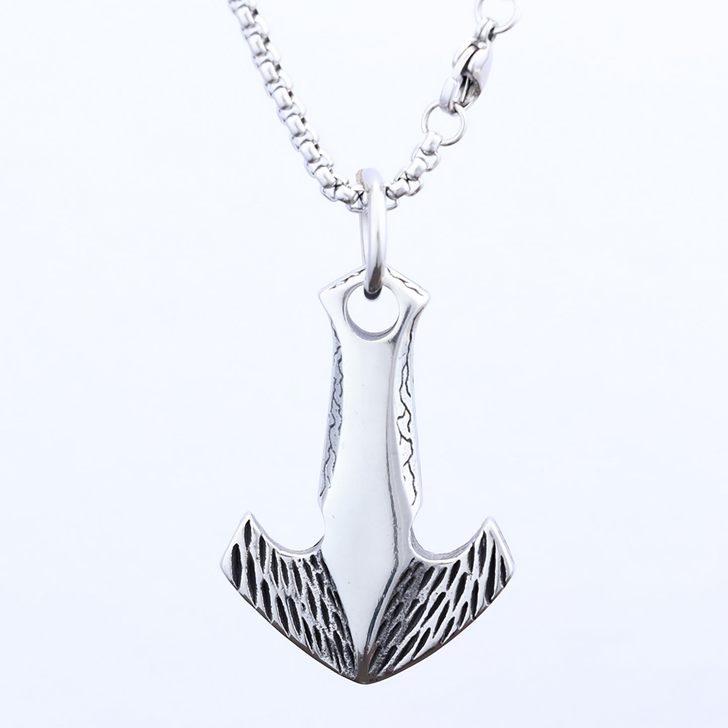 Retro-style Minimalist Anchor-shaped Titanium Steel Pendant Retro And Minimalist