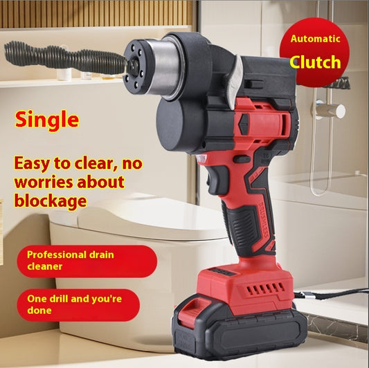 Electric Pipe Drainage Facility Toilet Floor Drain Blocking Dredging Tool