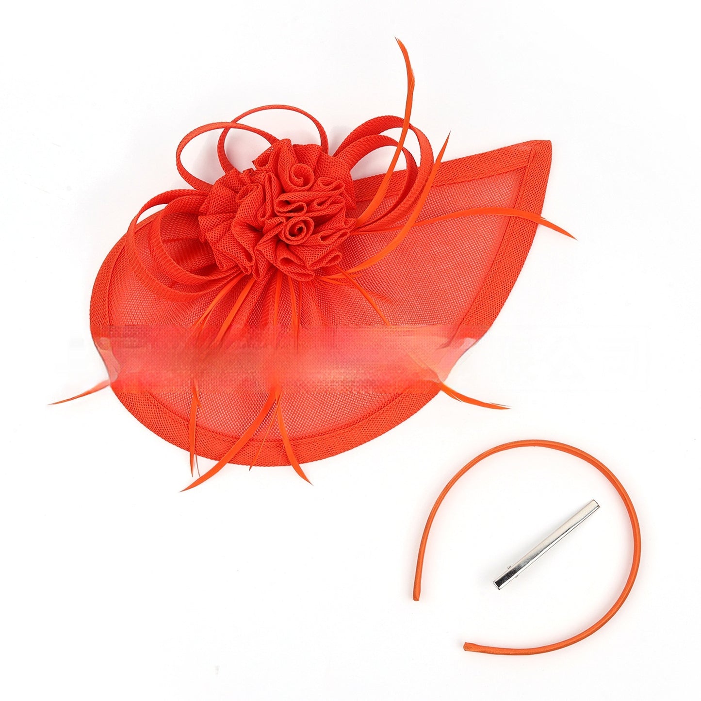 Linen Horse Racing Top Hat Hair Accessories - Zalixer