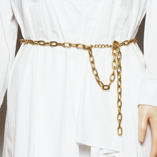 Chain With Shirt Dress And Jeans Accessories - Zalixer