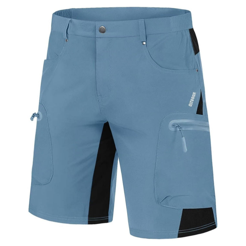 Men's Outdoor Mountaineering Shorts Multi-pocket Casual Cargo Shorts - Zalixer
