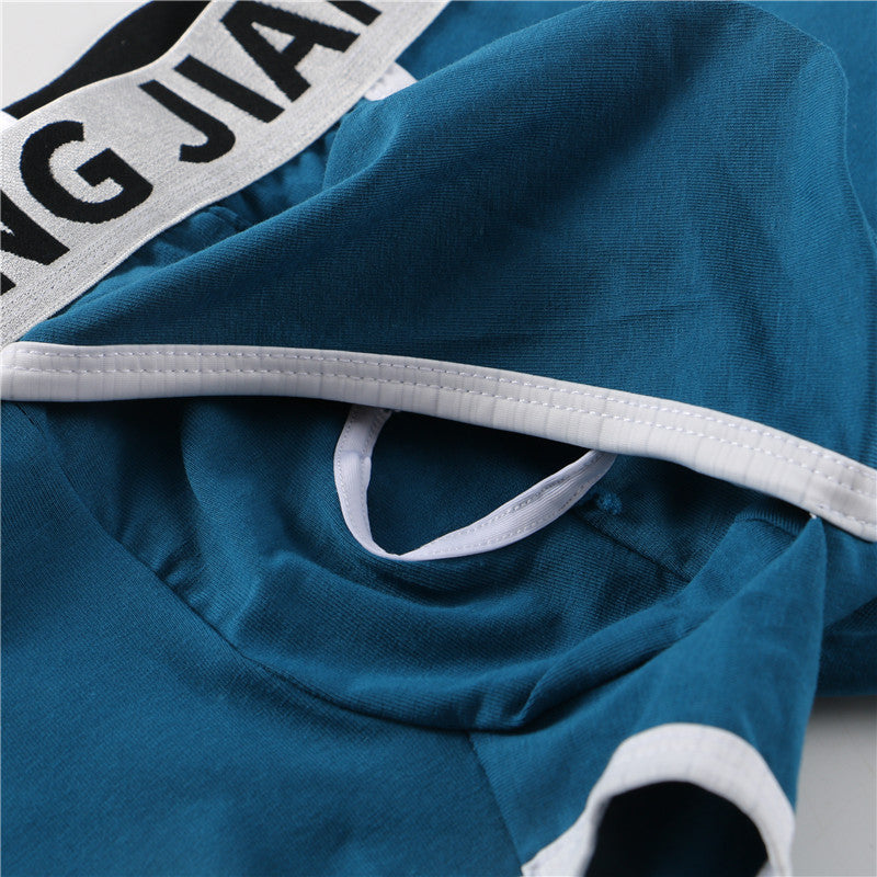 Cotton Men's Underwear Capsule Bag Separation Underwear Men's Solid Color Three-dimensional Cutting Cotton Underwear Men's - Zalixer