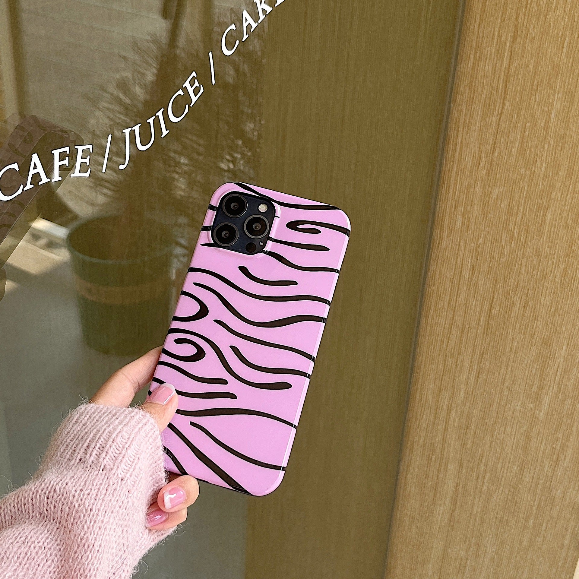 Foundation Make Up Black Stripe Mobile Phone Soft Shell - Zalixer