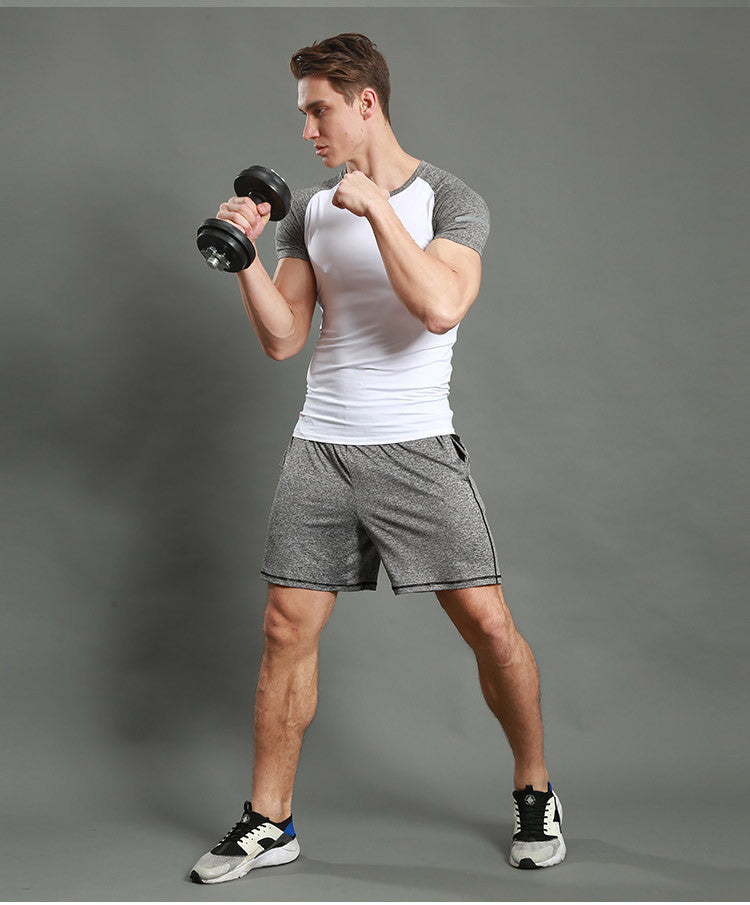 Sports Running Shorts Fitness Training Elastic Lace Shorts - Zalixer