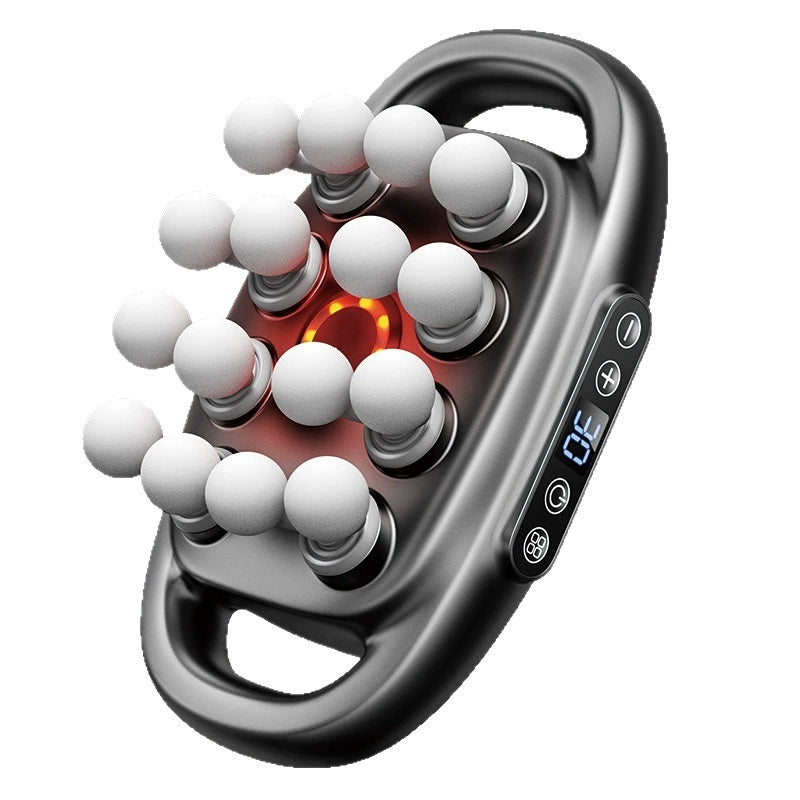 Muscle Relaxation Massager Multi-Head Massage Gun Deep Tissue Body Fitness Muscle Electric Relax Massager For Back Shoulders Legs Foot 16 Heads