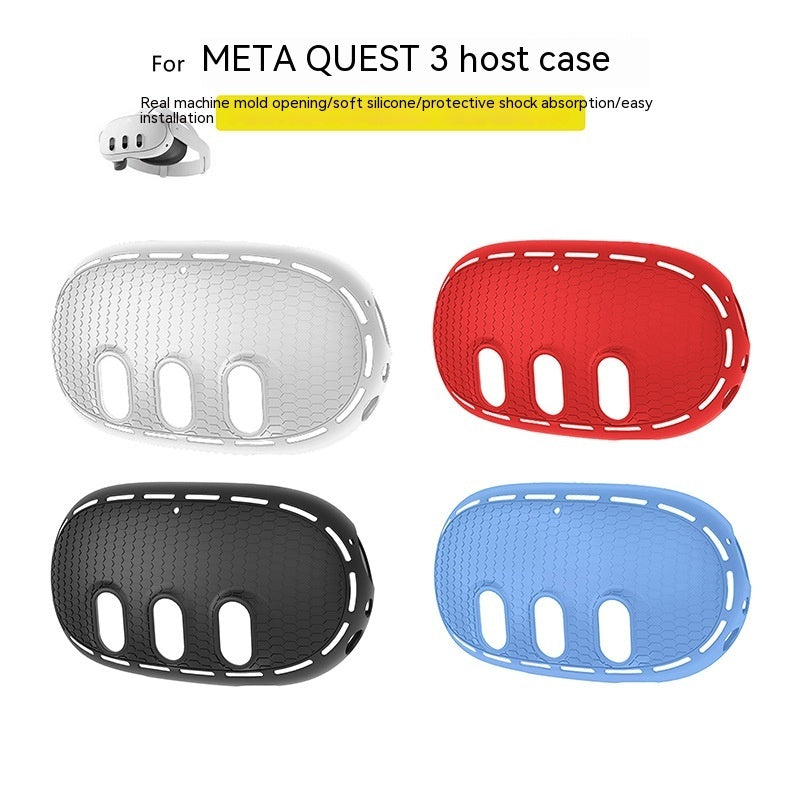 Meta Quest 3 Host Set Silicone Protective Case Drop-resistant Quest3 Helmet Cover Vr Smart Accessories