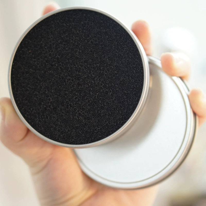 Make-up Brush Convenient Sponge Scrubbing Iron Box To Clean Up Remaining Powder - Zalixer