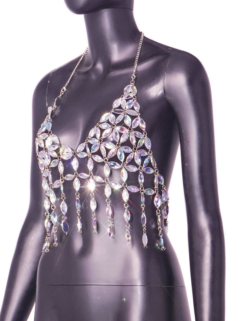Women's Crystal Bra Chain Accessories - Zalixer