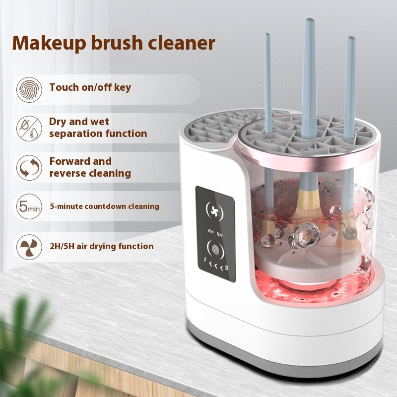 Electric Makeup Brush Cleaner Rechargeable Makeup Brushes Cleaning Tool Automatic Makeup Brush Cleaning Stand Device - Zalixer